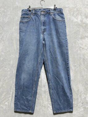 VTG Levi’s 560 Loose Fit Jeans Mens 33x32 Blue Denim Cotton Mid Rise Tapered Leg